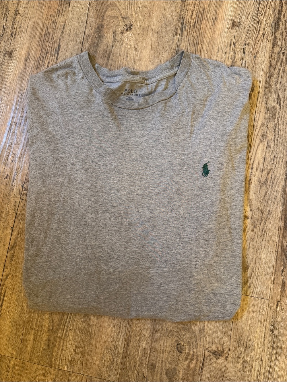 Polo by Ralph Lauren Gray Short Sleeve Tee with Green Pony
